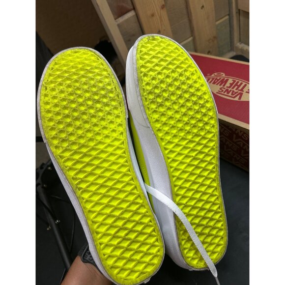 Vans Old Skool Mens Shoes 10 Neon Color Block Canvas & Suede Sneakers - Picture 9 of 11